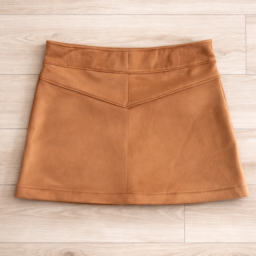 Old Navy Baby Toddler Girl Brown/ Tan Button-Up Skirt - 18-24mo - NWT - Picture 2 of 5